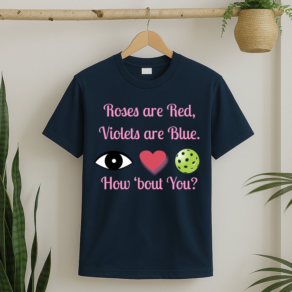 Pickleball Valentines Day, Fun Pickleball, Pickleball Heart T-Shirt