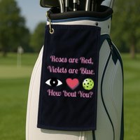 Pickleball Valentines Day, Fun Pickleball, Pickleball Heart Golf Towel
