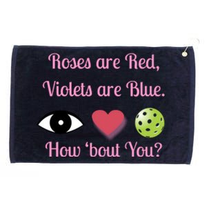 Pickleball Valentines Day, Fun Pickleball, Pickleball Heart Grommeted Golf Towel