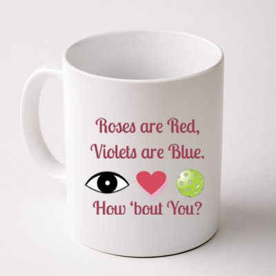 Pickleball Valentines Day, Fun Pickleball, Pickleball Heart Coffee Mug