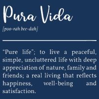 Pura Vida Definition In White Typographic Infant Baby Jersey Bodysuit