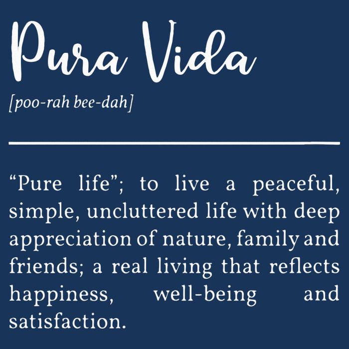 Pura Vida Definition In White Typographic Infant Baby Jersey Bodysuit