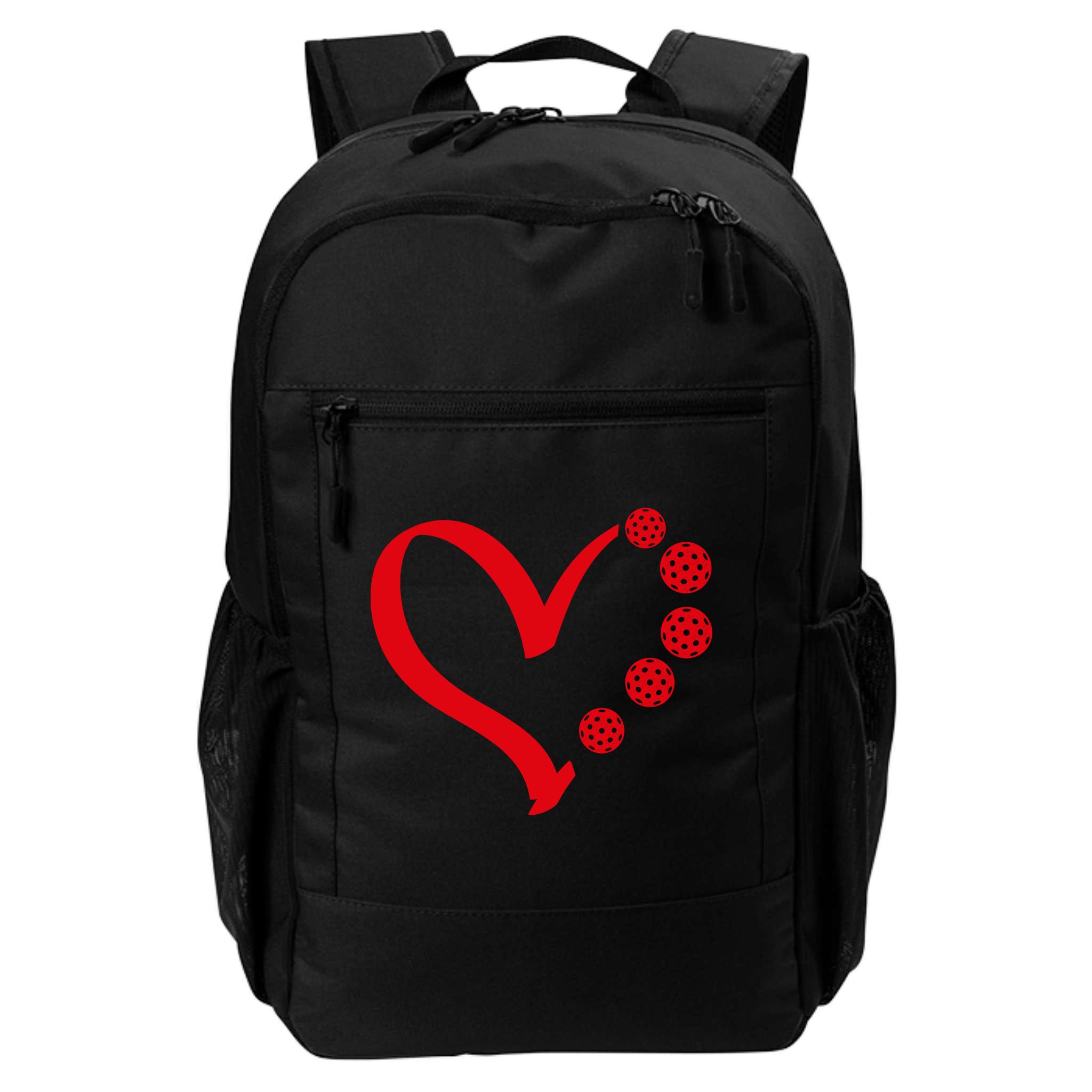 Pickleball Valentine Day Heart Pickleball Backpack
