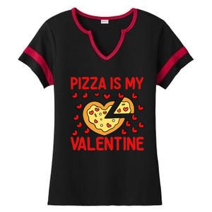 Pizza Valentines Day Heart Party Custom For Adults Cool Gift Ladies Halftime Notch Neck Tee