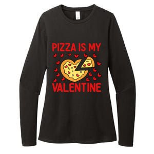 Pizza Valentines Day Heart Party Custom For Adults Cool Gift Womens CVC Long Sleeve Shirt