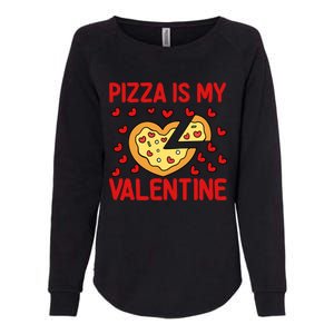 Pizza Valentines Day Heart Party Custom For Adults Cool Gift Womens California Wash Sweatshirt