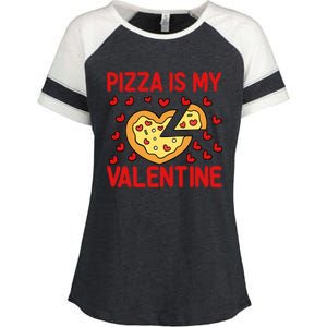 Pizza Valentines Day Heart Party Custom For Adults Cool Gift Enza Ladies Jersey Colorblock Tee