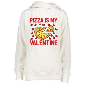 Pizza Valentines Day Heart Party Custom For Adults Cool Gift Womens Funnel Neck Pullover Hood