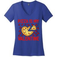 Pizza Valentines Day Heart Party Custom For Adults Cool Gift Women's V-Neck T-Shirt