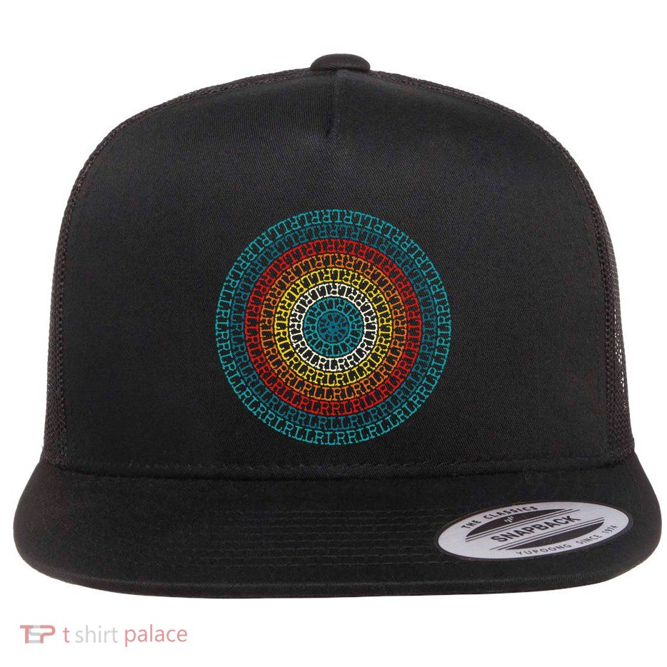 Paradiddle Variations Drummer Flat Bill Trucker Hat