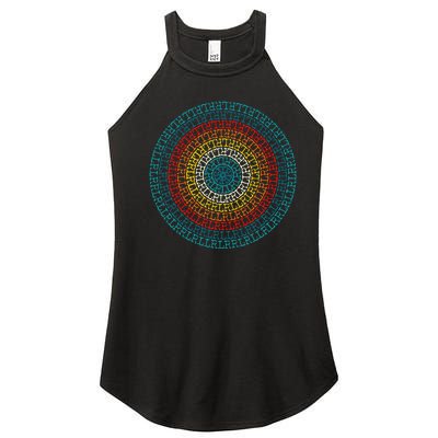 Paradiddle Variations Drummer Women’s Perfect Tri Rocker Tank