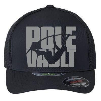Pole Vault Design for Pole Vaulter Graphic Pole Vault Flexfit Unipanel Trucker Cap