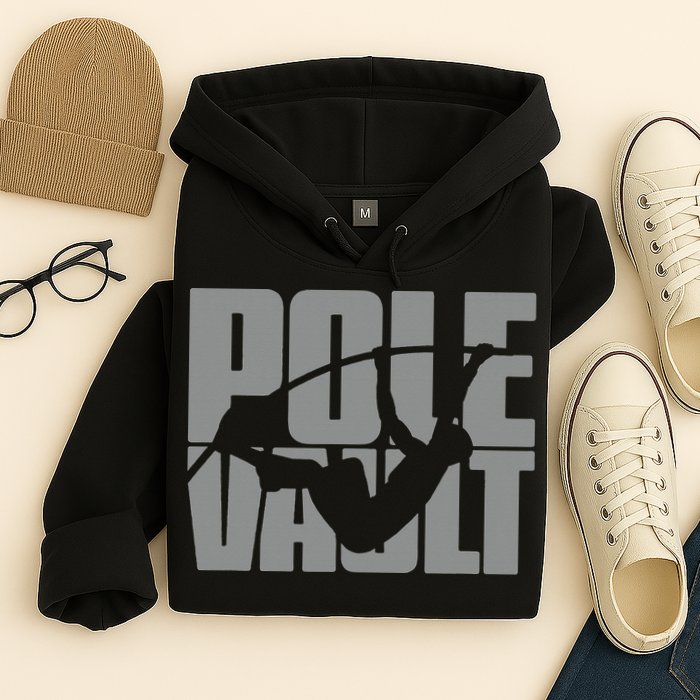 Pole Vault Design for Pole Vaulter Graphic Pole Vault Hoodie