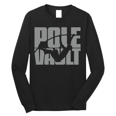 Pole Vault Design for Pole Vaulter Graphic Pole Vault Long Sleeve Shirt