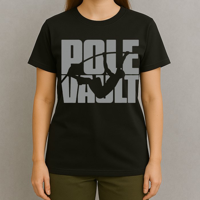 Pole Vault Design for Pole Vaulter Graphic Pole Vault T-Shirt