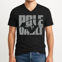 Pole Vault Design for Pole Vaulter Graphic Pole Vault V-Neck T-Shirt