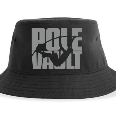 Pole Vault Design for Pole Vaulter Graphic Pole Vault Sustainable Bucket Hat
