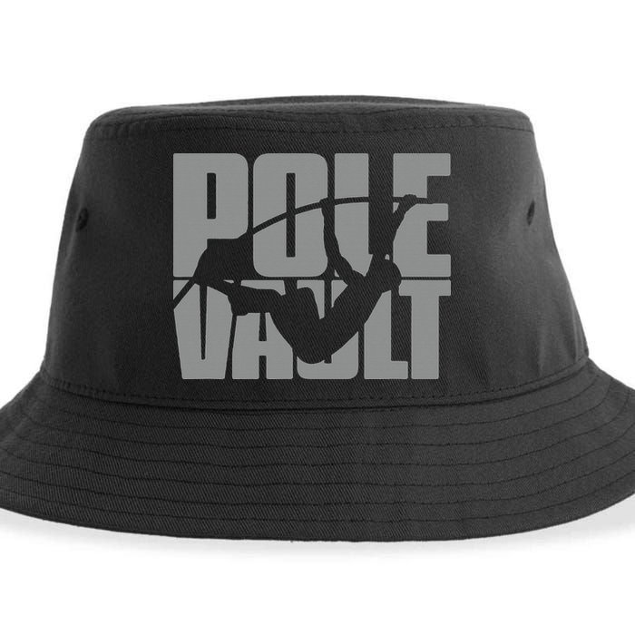 Pole Vault Design for Pole Vaulter Graphic Pole Vault Sustainable Bucket Hat
