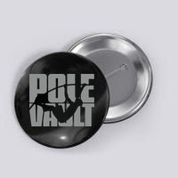 Pole Vault Design for Pole Vaulter Graphic Pole Vault Button