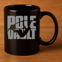 Pole Vault Design for Pole Vaulter Graphic Pole Vault 11oz C Handle Ceramic Mug