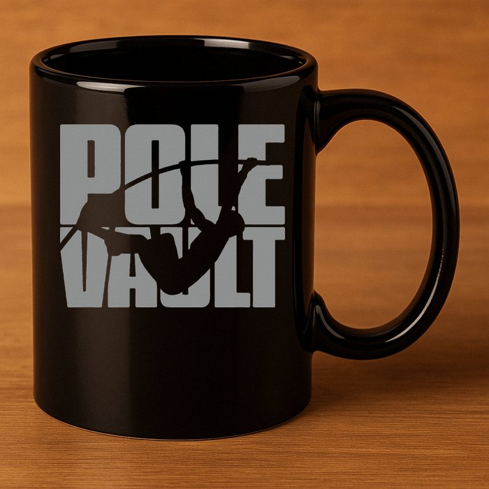Pole Vault Design for Pole Vaulter Graphic Pole Vault 11oz C Handle Ceramic Mug
