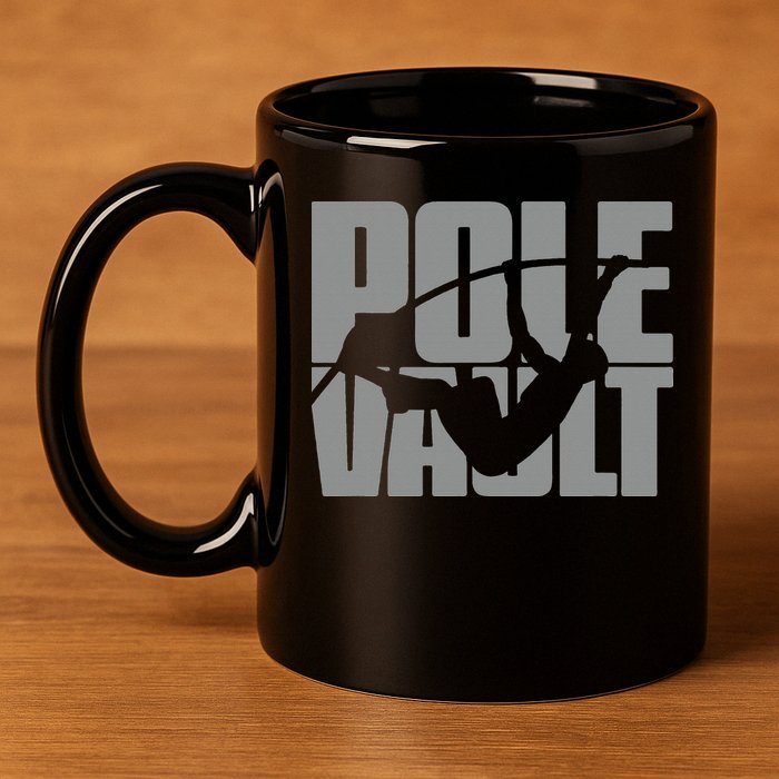 Pole Vault Design for Pole Vaulter Graphic Pole Vault 11oz C Handle Ceramic Mug