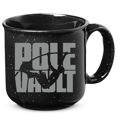 Pole Vault Design for Pole Vaulter Graphic Pole Vault 15oz Campfire Ceramic Mug
