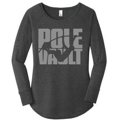 Pole Vault Design for Pole Vaulter Graphic Pole Vault Women's Perfect Tri Tunic Long Sleeve Shirt