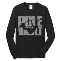 Pole Vault Design for Pole Vaulter Graphic Pole Vault Tall Long Sleeve T-Shirt