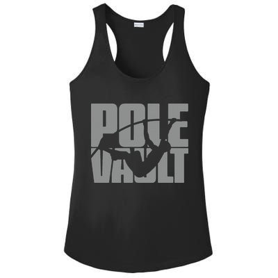Pole Vault Design for Pole Vaulter Graphic Pole Vault Ladies PosiCharge Competitor Racerback Tank