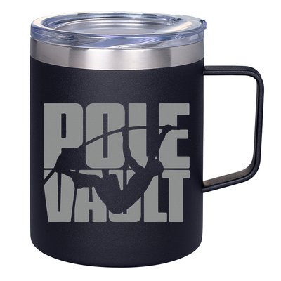 Pole Vault Design for Pole Vaulter Graphic Pole Vault 12oz Stainless Steel Coffee Mug