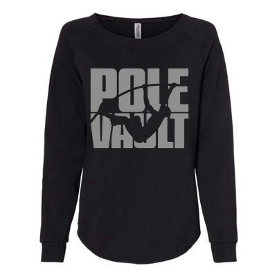 Pole Vault Design for Pole Vaulter Graphic Pole Vault Womens California Wash Sweatshirt