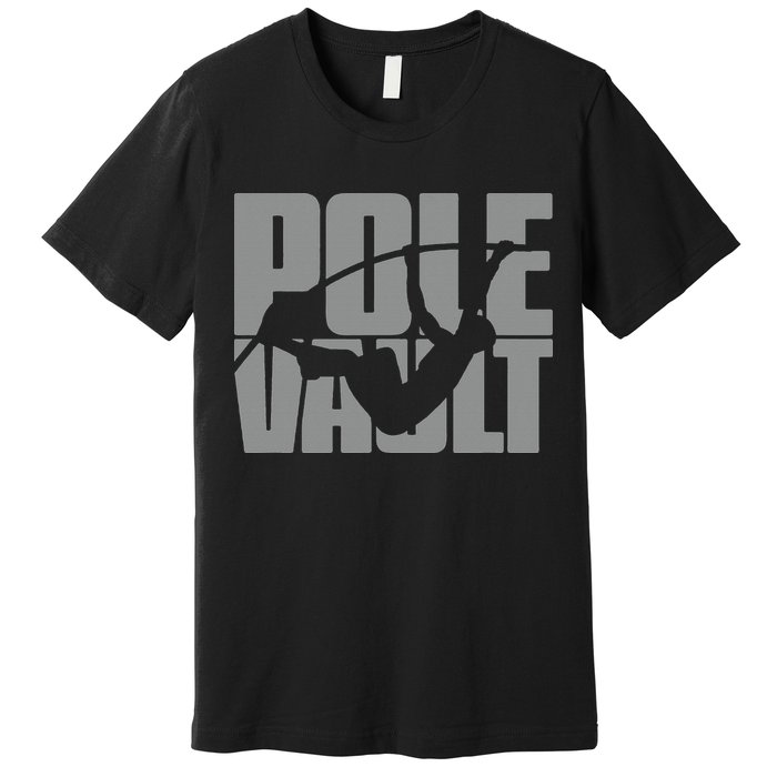 Pole Vault Design for Pole Vaulter Graphic Pole Vault Premium T-Shirt