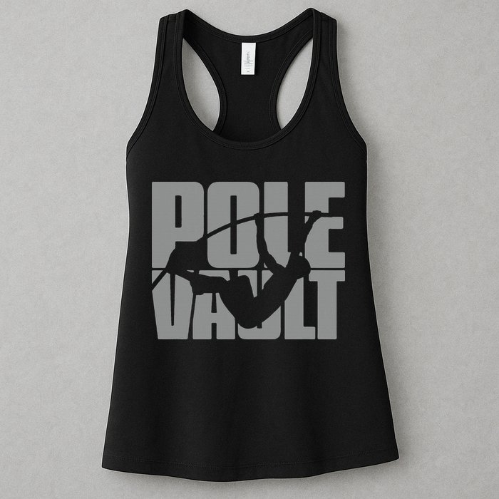 Pole Vault Design for Pole Vaulter Graphic Pole Vault Womens Tank Top