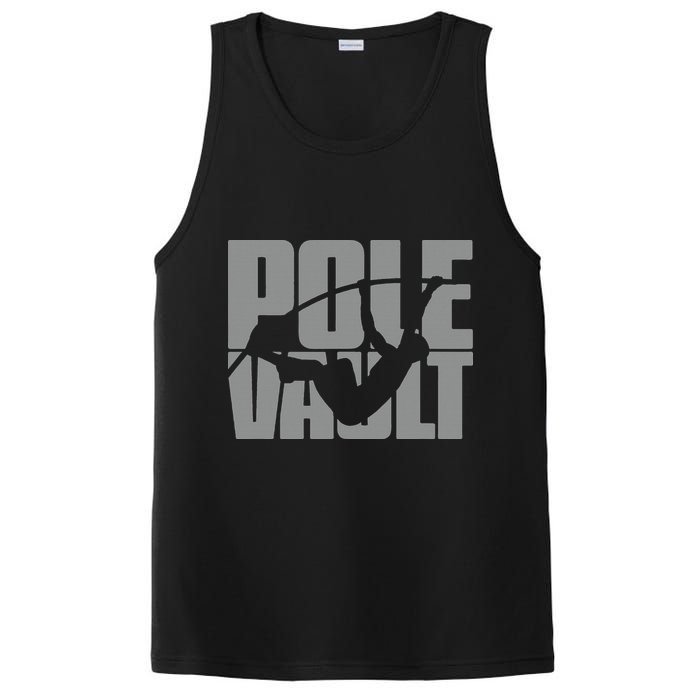 Pole Vault Design for Pole Vaulter Graphic Pole Vault PosiCharge Competitor Tank