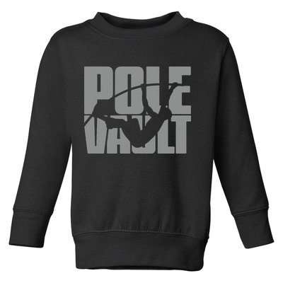 Pole Vault Design for Pole Vaulter Graphic Pole Vault Toddler Sweatshirt