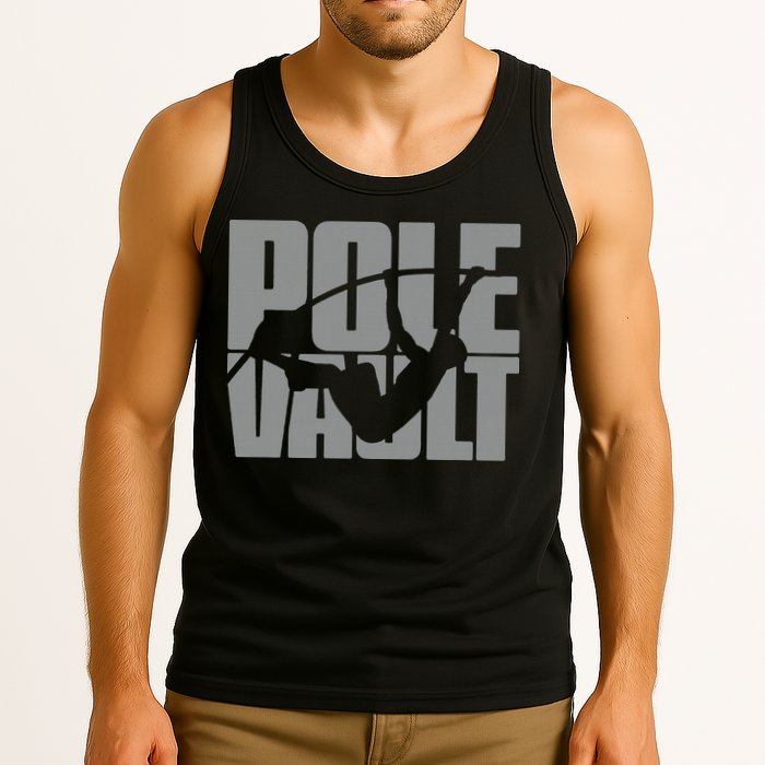 Pole Vault Design for Pole Vaulter Graphic Pole Vault Tank Top