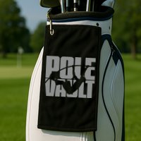Pole Vault Design for Pole Vaulter Graphic Pole Vault Golf Towel