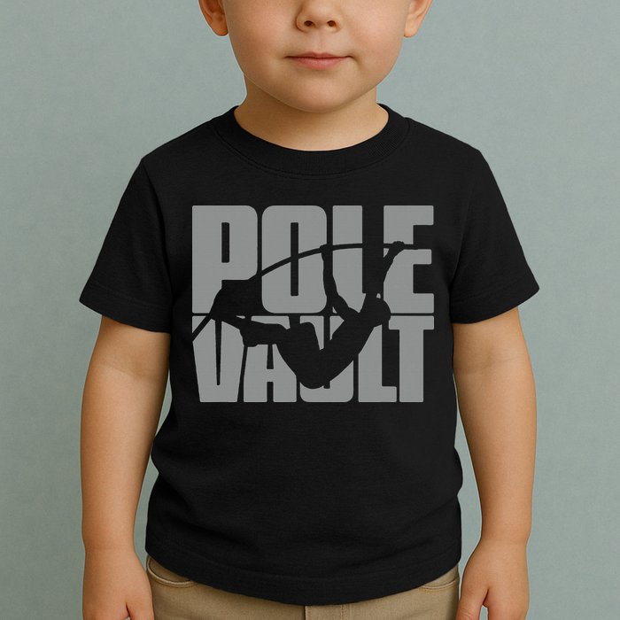 Pole Vault Design for Pole Vaulter Graphic Pole Vault Toddler T-Shirt