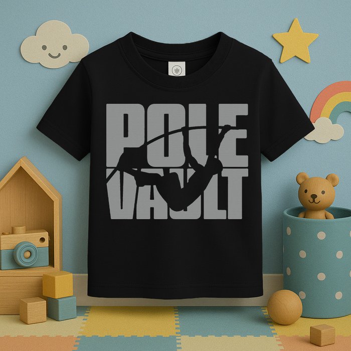 Pole Vault Design for Pole Vaulter Graphic Pole Vault Toddler T-Shirt