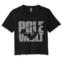 Pole Vault Design for Pole Vaulter Graphic Pole Vault Crop Top