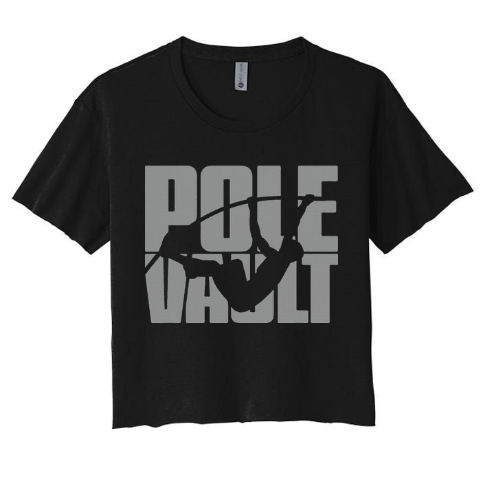 Pole Vault Design for Pole Vaulter Graphic Pole Vault Crop Top