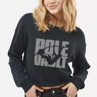 Pole Vault Design for Pole Vaulter Graphic Pole Vault Cropped Pullover Crew