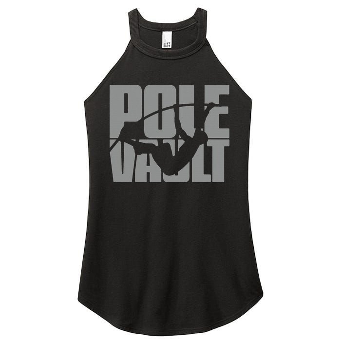 Pole Vault Design for Pole Vaulter Graphic Pole Vault Women's Perfect Tri Rocker Tank