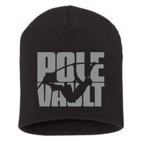 Pole Vault Design for Pole Vaulter Graphic Pole Vault Short Acrylic Beanie