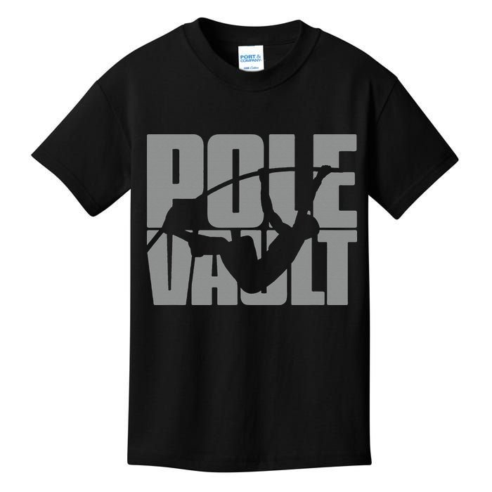 Pole Vault Design for Pole Vaulter Graphic Pole Vault Kids T-Shirt