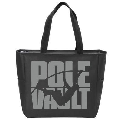 Pole Vault Design for Pole Vaulter Graphic Pole Vault Zip Tote Bag