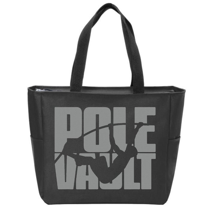 Pole Vault Design for Pole Vaulter Graphic Pole Vault Zip Tote Bag