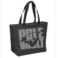 Pole Vault Design for Pole Vaulter Graphic Pole Vault Zip Tote Bag