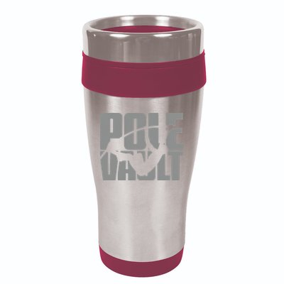 Pole Vault Design for Pole Vaulter Graphic Pole Vault 16oz Travel Tumbler